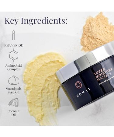 MONAT Super Moisture Masque | Advanced Hydration for Soft Silky Hair | Weekly Hair Mask for Lustrous Shine - Buy Online on GoSupps.com
