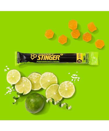 Honey Stinger Stingerita Lime Energy Chews | Gluten-Free with Caffeine | Sports Nutrition for Exercise | 12 Pack 21.6oz - Buy Online on GoSupps.com