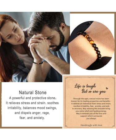 POWWA Amethyst Healing Bracelet for Women Men Teen Girls - Get Well Soon Gift - Buy Online on GoSupps.com