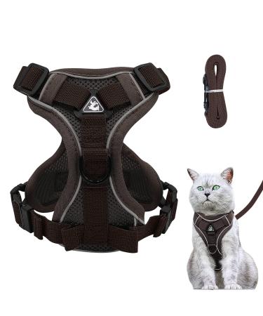 Adjustable cat dishes breakout cat dishes with a line set software for cat breasts for cats kitten dogs puppies (brown -m) m brown