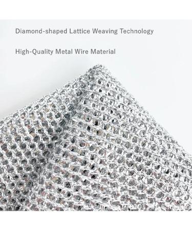 Shakven Wire Dishwashing - Double Layer Cleaning s - Non-Scratch Wipes Dish Cloths for Wet and Dry Use Dishwashing Towel for Stove Tops Counters Dishes - Buy Online on GoSupps.com