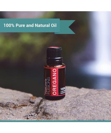 Nature's Fusions Oregano 100% Pure and Natural Essential Oils Undiluted Therapeutic Grade for Aromatherapy and Topical Use .5 Fl Oz (Pack of 1) (15 mL) - Buy Online on GoSupps.com