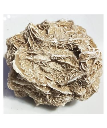 300-600g Natural Desert Rose Stones SeleniteReiki ra Crystal Specimen Rough Sample Cluster fengshui Home Decor ZJGIDTEM (Color : About 300g)