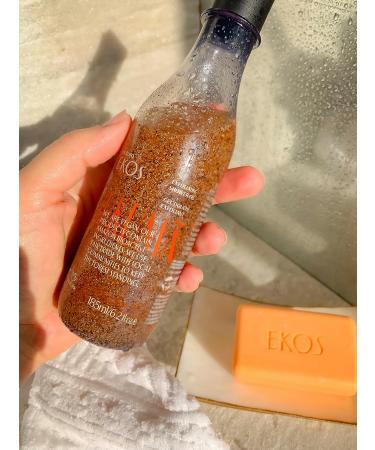 Natura Ekos Tukum Replenishing Exfoliating Shower Gel 185ml - Hydrating Body Wash - Buy Online on GoSupps.com