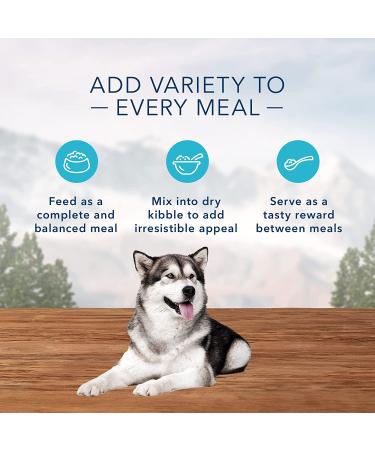 Blue Buffalo Wilderness High Protein Natural Adult Wet Dog Food 12.5 oz Cans - Beef & Chicken Variety Pack of 12 - Buy Online on GoSupps.com