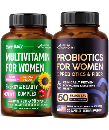 NUTRAHARMONY Multivitamins & Probiotics for Women