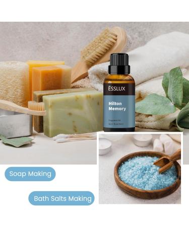 Hotel Diffuser Oil ESSLUX Luxury Hotel Fragrance Oil Diffuser Scents Inspired by The Hilton Hotel Scents Essential Oils for Home for Diffuser Massage Soap Candle Making Scents Perfume 30ml Hilton Memory - Buy Online on GoSupps.com