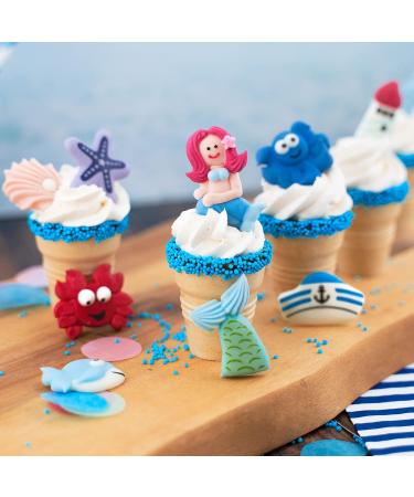 Buy G nthart Mermaid Backdecor Set - 8 Sugar Figures for Baking | International Shipping - Buy Online on GoSupps.com
