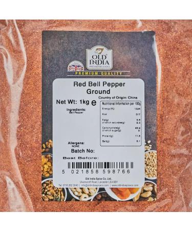 Old India Red Bell Pepper Ground 1kg - Buy Online on GoSupps.com