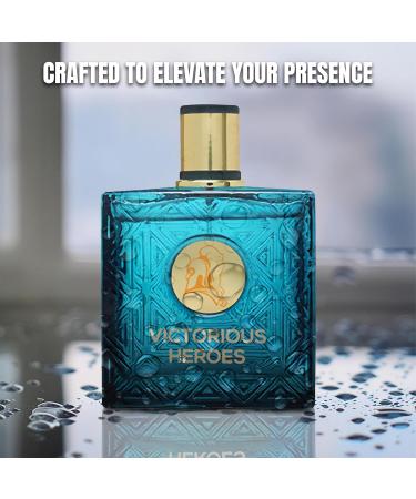 Victorious Heroes Sensual Woody Fragrance for Men | Long Lasting Cologne Aromatic Scent Eau de Parfum Natural Spray - Great Holiday Gift 3.4 Fl Oz/100 Ml - Buy Online on GoSupps.com