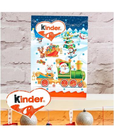 Set of 2 Advent Calendars containing a Kinder Advent Calendar 144 g Set of 2 with Christmas card with envelope - Buy Online on GoSupps.com