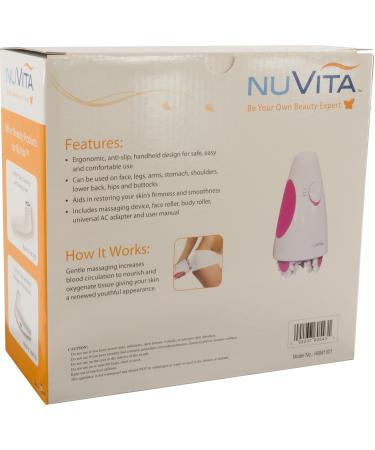 NuVita HBM1001 Handheld Face and Body Massager - Best International Shipping | Relaxation & Rejuvenation - Buy Online on GoSupps.com