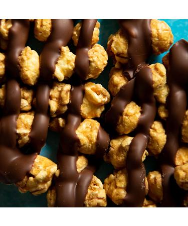 Joe & Seph's Milk Chocolate Popcorn Slab (115g) | Salted Caramel Gourmet Popcorn Covered in Belgian Milk and White Chocolate | Air-Popped Snack Gift for Men and Women - Buy Online on GoSupps.com