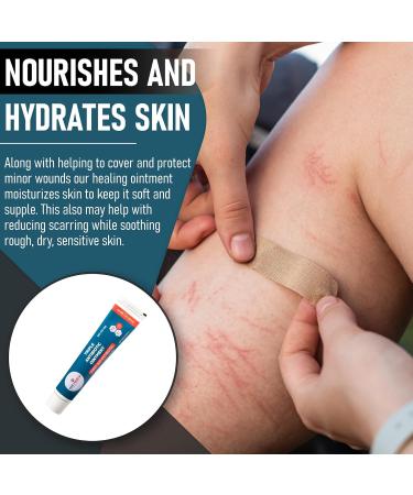 Triple Antibiotic Ointment 1 oz Tube 4 Pack - Bacitracin & Neomycin for Wounds Burns & Cuts - Fast Healing First Aid Cream - Buy Online on GoSupps.com