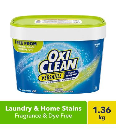 OxiClean White Revive Laundry Stain Remover Powder (1.28-kg) + OxiClean Free Versatile Stain Remover Powder (1.36-kg) Powder (1.28-kg) + Stain Remover Powder - Buy Online on GoSupps.com