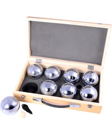 Engelhart Luxury Petanque Balls Set - 8 Boules in Wooden Box | Premium Jeu de Boules for International Shipping - Buy Online on GoSupps.com