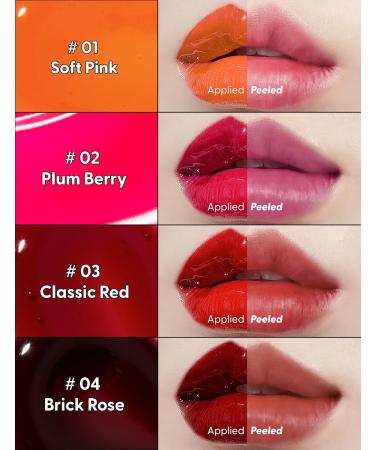 LIP My Tint Pack - Korean Waterproof Lip Stain | Long-Lasting Kiss-Proof Peel Off Lipstick in Plum Berry (0.50 Fl Oz - Buy Online on GoSupps.com