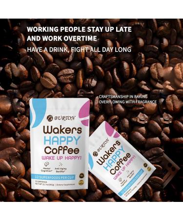  RASPIO Mushroom Coffee - Blend of 12 Superfoods with Lion's Mane and Cordyceps. Mental Clarity and Concentration. Vegan Alternative to Instant Coffee 360g - Buy Online on GoSupps.com