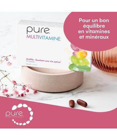Pure Multivitamin 30 High Dosed Tablets Vegan Tablets Immune System Strengthening Dietary Supplement Vegan Complex Multivitamin Tablets - Buy Online on GoSupps.com