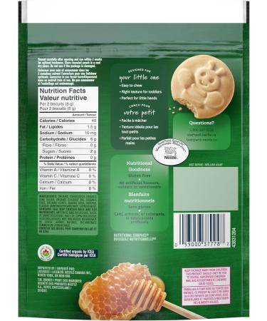 GERBER Organic Biscuits Honey Flavour Toddler Snack - Buy Online on GoSupps.com