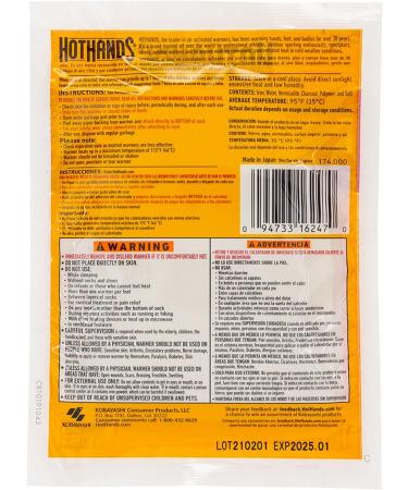 HotHands Bigfoot Adhesive Toe Warmer | 5 Pair Value Pack - Buy Online on GoSupps.com