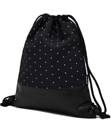 Leapop Hipster Gym Bag - Canvas Sports Backpack with Inside Pocket & Keychain | Stylish Dab Gym Sack for All Activities - Buy Online on GoSupps.com