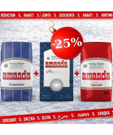 Amanda Yerba Mat Despalada: 0 5 kg+ chantillon (40g)| Boisson nergisante et tonique riche en vitamines et antioxydants!Acc l re le m tabolisme. - Buy Online on GoSupps.com