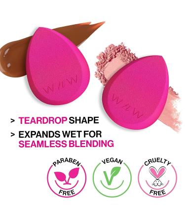 Wet n Wild Makeup Sponge: Blending Beauty Sponge for Liquid, Cream, Powder - Vegan & Cruelty-Free - Buy Online on GoSupps.com