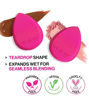 Double Tap Makeup Sponge Set - Vegan & Cruelty-Free Blender for Liquid, Cream, and Powder Makeup - 2 Pack - Buy Online on GoSupps.com