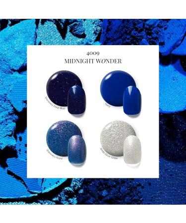 NAILOG Gel Nail Polish Set - 4 Colors Top Coat Color Gel Base 3-In-1 Soak Off UV Gel Polish Kit for Home DIY & Birthday Gifts for Women Midnight Wonder - Buy Online on GoSupps.com