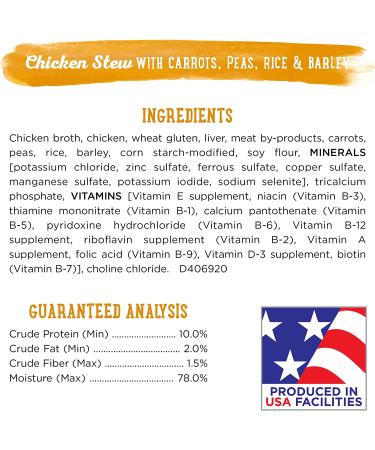 Purina Beneful Prepared Meals Chicken Stew Wet Dog Food - 8 Pack, 10 oz. Tubs - Adult Formula - Buy Online on GoSupps.com