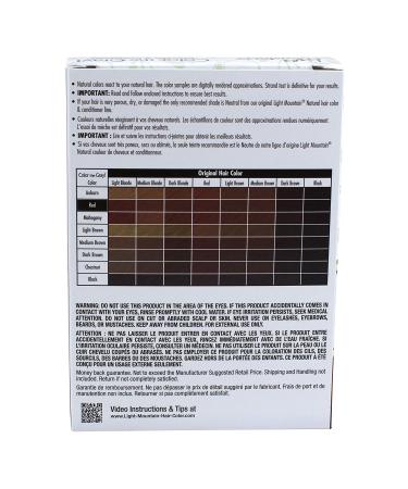 Light Mountain Natural Color The Gray! Hair Color & Conditioner - Red, 7 oz (2 Pack) | 100% Natural & Vegan - Buy Online on GoSupps.com