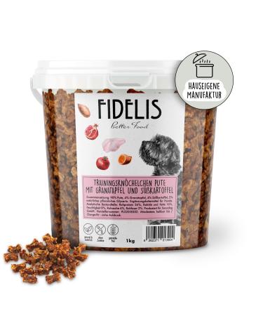 Training Bones Turkey with Pomegranate and Sweet Potato (1kg Bucket)