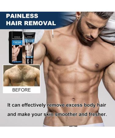 Nudorpn Hair Removal Cream for Men | 60 Gram Hair Removal Butter - Hair Removal Cream - for Dad Father Husband Boyfriend Hands Body Legs Underarms  - Buy Online on GoSupps.com