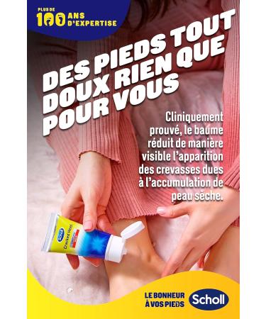 Scholl Foot Cream for Cracked Heels - 24-Hour Protection 60 ml - Heal & Repair Fissured Skin - Buy Online on GoSupps.com