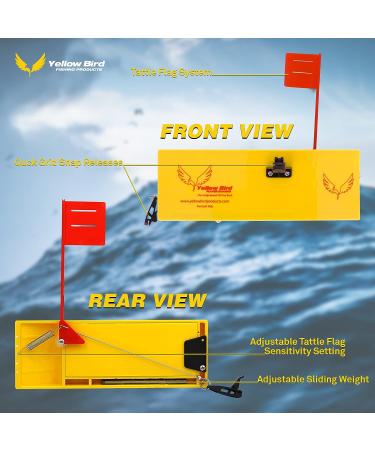 Yellow Bird Fishing Planer Board - 08 Inch (1) Right - Choose from 4 Sizes - Buy Online on GoSupps.com