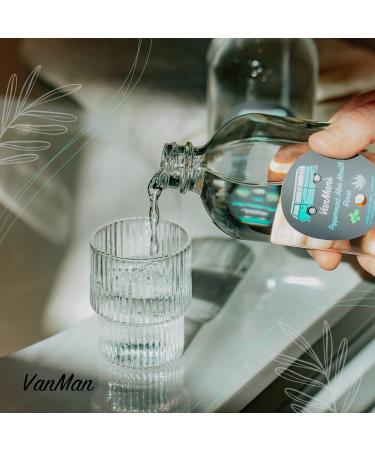 Vanman's Oral Care Kit: 2oz Tooth Powder + 8oz Aloe Mint Mouthwash for Gum Health & Teeth Whitening - Coconut Charcoal & Egg Shell Powder for Healthier Teeth - Buy Online on GoSupps.com
