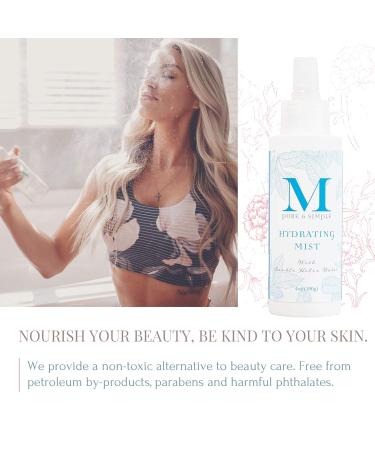 Martine Facial Mist Spray - Hydrate Tone & Soften Skin | Double Helix Water & Rose Oil - 4 oz - Buy Online on GoSupps.com