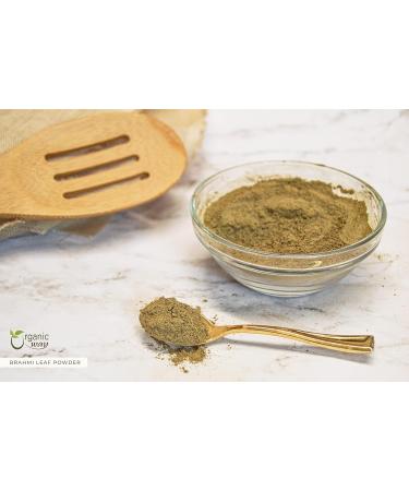 Organic Way Brahmi Leaf Powder (Bacopa Monnieri) - Organic & Kosher Certified | Raw Vegan Non GMO & Gluten Free | USDA Certified | Origin - India (1/4 LBS) 4 Ounce (Pack of 1) - Buy Online on GoSupps.com