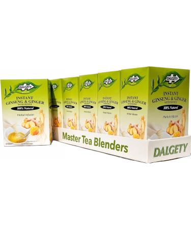 Dalgety Instant Ginseng and Ginger Herbal Infusion 122g Cartons 100% Natural Caffeine Free Tea Our Delicious Tea helps build your Immune System and Boosts Energy (6 Pack) - Buy Online on GoSupps.com