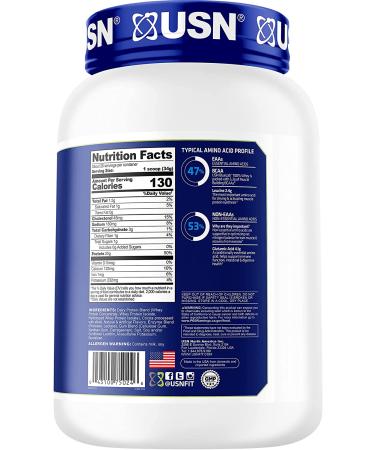 USN BlueLab 100% Whey Protein Powder - Keto Friendly, Low Carb & Calorie, Chocolate 2lb (FWHB0008002) - Buy Online on GoSupps.com