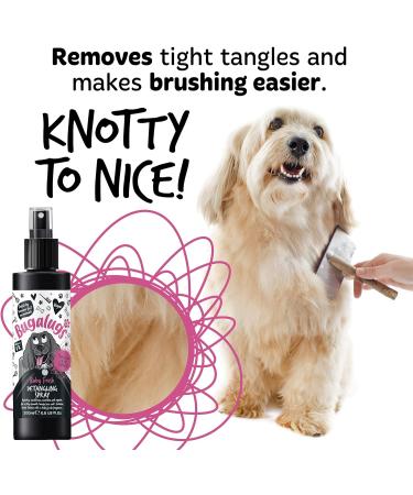 BUGALUGS Baby Fresh Dog Detangler Spray - Hair Conditioner for Dogs with baby powder dog perfume - Professional groom detangling spray- Pro dog grooming Spray for Your Pooch (200ml) - Buy Online on GoSupps.com