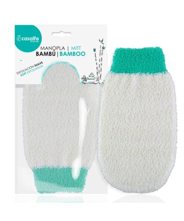 Casalfe Natural Skin exfoliating glove made of bamboo - gentle exfoliation. Renews your skin and improves blood circulation.