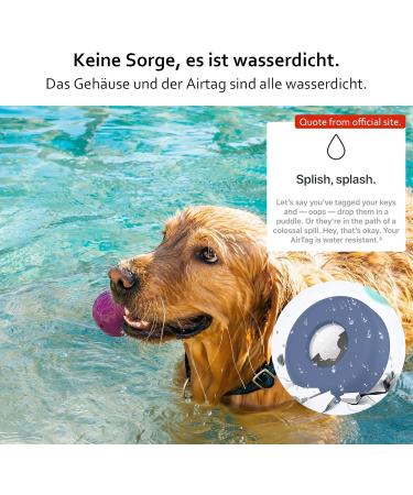 Buy Generic Silicone Holder for AirTag Dog Collar | Lightweight Waterproof Case for AirTag Accessories | Perfect for Dogs & Cats - Buy Online on GoSupps.com