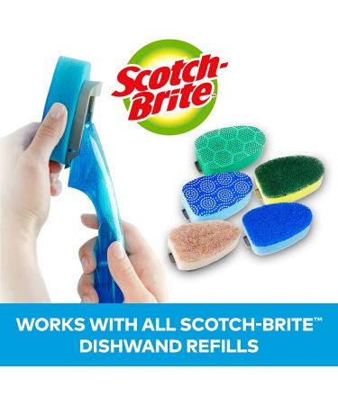 Scotch-Brite Non-Scratch Dishwand Scrubber - Safe for Non-Stick Cookware - 1 Dishwand - Buy Online on GoSupps.com
