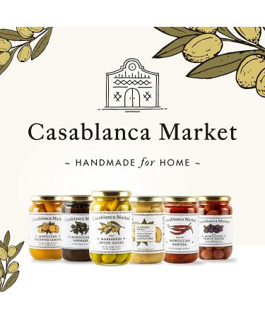 Moroccan Green Olives - Casablanca Market Marrakesh Spiced Olives (10.5oz) - Buy Online on GoSupps.com