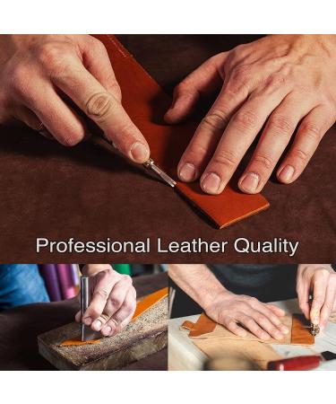 Top Grain Leather Strap - 1/2 x 72 Black Leather Strip for DIY Crafts & Projects - Buy Online on GoSupps.com