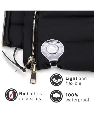Thingles 4 x Reflector Clips - Magnetic Reflectors for Clothing Jacket Dog Harness - Flexible Use When Jogging Backpacks or School Bag Silver  - Buy Online on GoSupps.com