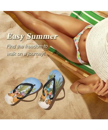 Buy Mnsruu Turquoise Sea Sand Flip Flops - XXL for Women & Men | Home Hotel Spa Travel - Buy Online on GoSupps.com