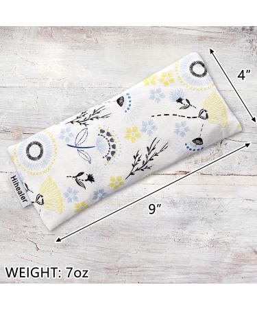 Lavender Aromatherapy Eye Pillow with Extra Cover - Weighted Mask for Relaxation, Yoga, Meditation - Unique Gift for Men, Women, Mom - Spring Dandelion - Buy Online on GoSupps.com